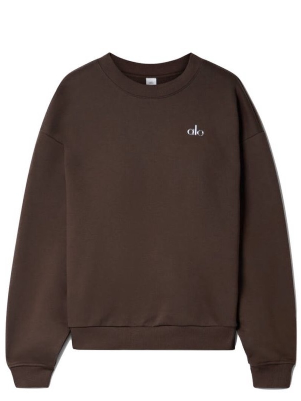 ALO Yoga Women’s Crewneck Sweatshirt - Brown Size Medium